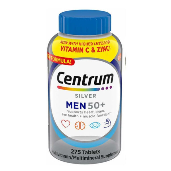 Centrum Silver Multivitamin for Men 50 Plus – 275 Tablets - Image 1
