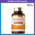Carlyle Probiotics Probiotic & Postbiotic | 50 Billion CFU (60 Capsules)