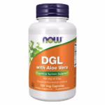 Now Foods DGL with Aloe Vera 400 mg 100 Veg Capsules
