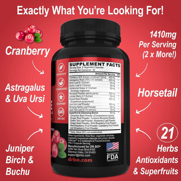Dr.bo Kidney Cleanse – 60 Capsules - Image 2