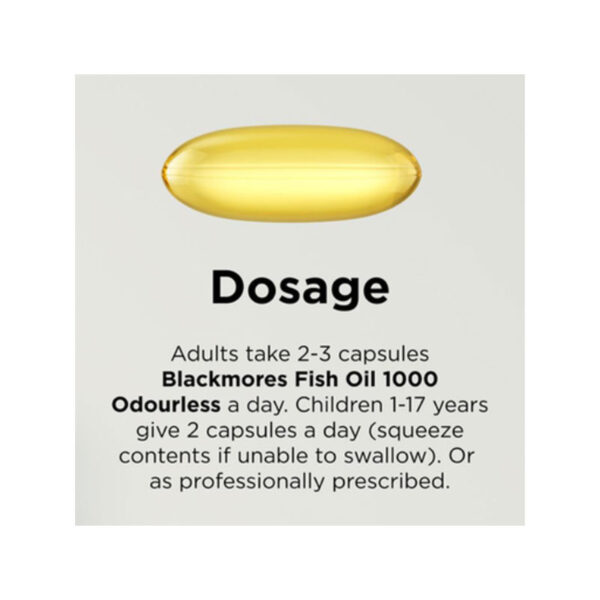 Blackmores Fish Oil 1000mg – 80 Capsules - Image 2