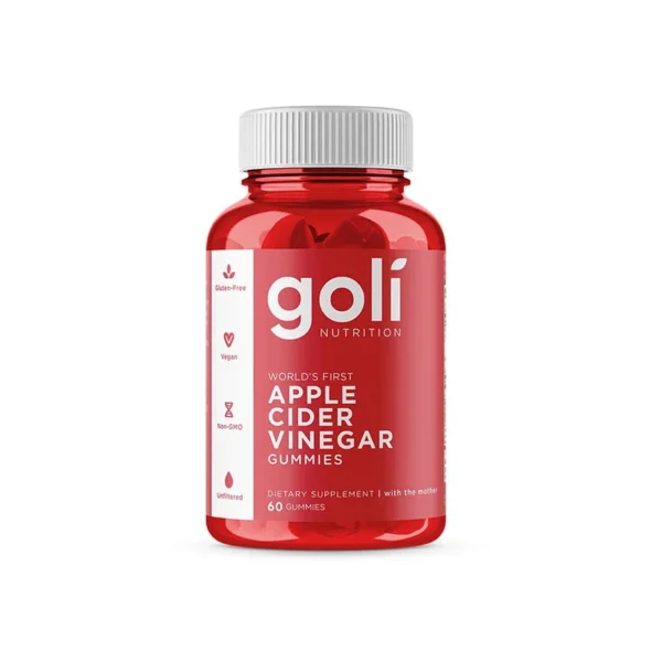 Goli Nutrition Apple Cider Vinegar Gummies – 60 Count - Image 1
