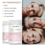 Healthy Care Super Hair, Skin and Nails (100 Capsules) - Image 3