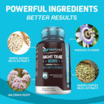 HerbTonics Night Time Burn Premium Formula For Men & Woman 60 Vegan Capsules - Image 2