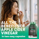 HerbTonics Raw Apple Cider Vinegar with The Mother Unfiltered 1500 mg 120 Vegetarian Capsules - Image 4
