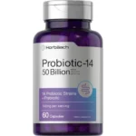 Horbäach Probiotics with Prebiotics | 60 Capsules | 50 Billion Active Organisms