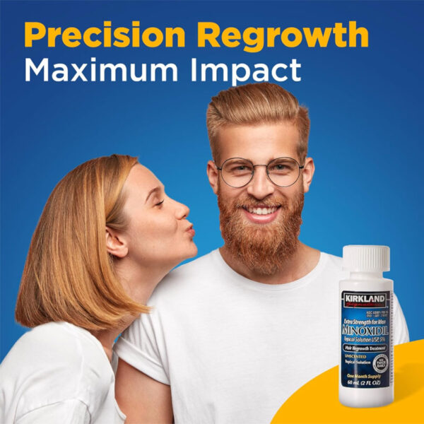 Kirkland Minoxidil 5% Topical Solution – 6 Month Supply - Image 2