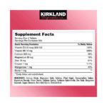 Kirkland Signature, Calcium Citrate Magnesium and Zinc (500 Tablets) - Image 3