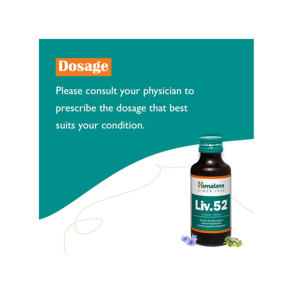 Himalaya Liv 52 DS Syrup – Liver Tonic (100ml) - Image 3