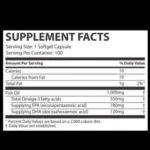 Muscle Rulz Omega-3 Fish Oil, 1000 mg, (100 Softgels) - Image 2