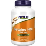 NOW Foods Betaine HCl 648 mg (120 Capsules)