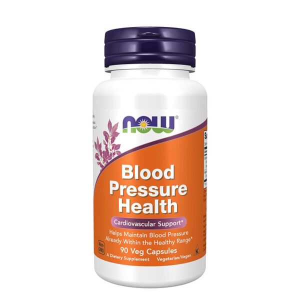 NOW Foods Blood Pressure Health – 90 Veg Capsules - Image 1