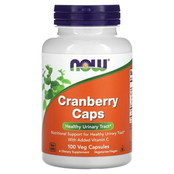 Now Foods Cranberry Caps 100 Veg Capsules - Image 1