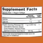 NOW Foods Evening Primrose Oil 1000 mg (90 Veg Capsules) - Image 2
