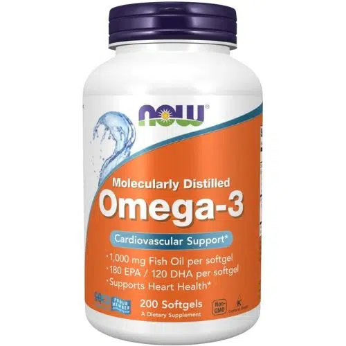 NOW-Foods-Omega-3-Fish-Oil-in-Bangladesh.jpg NOW Foods, Omega 3 Fish Oil 1000 mg (200 Softgels) - Image 1