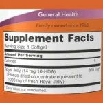 NOW Foods Royal Jelly 1500mg (60 Capsules) - Image 2