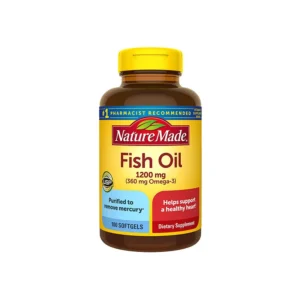 Nature Made Fish Oil Omega-3 1200mg (100 Softgels)