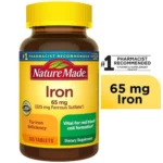 Nature Made Iron 65 mg (325 mg Ferrous Sulfate) 365Tablets