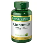 Nature's Bounty, Cinnamon Plus Chromium, 2,000 mg, (60 Capsules)