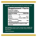 Nature’s Bounty Calcium 1200 mg With Vitamin D3 (120 Softgels) - Image 2