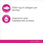 NeoCell, Marine Collagen Peptides + Hyaluronic Acid, 120 Capsules - Image 3