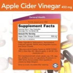 NOW Foods, Apple Cider Vinegar 450 mg (180 Capsules) - Image 2