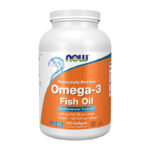 Now Foods Omega-3 Fish Oil Molecularly Distilled – 500 Softgels