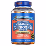 Pure Alaska Omega-3 Wild Alaskan Salmon Fish Oil 1000mg (210 Capsules)