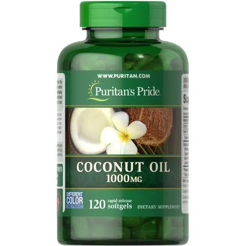 Puritans-Pride-Coconut-Oil-1000-mg-Capsule-Price-in-Bangladesh.jpg Puritan's Pride Coconut Oil 1000 mg (120 Softgels) - Image 1