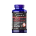 Puritan’s Pride Triple Omega 3-6-9 Fish, Flax & Borage Oils (120 Softgels)