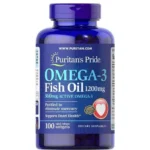 Puritan's Pride Omega-3 Fish Oil, 1200 mg (100 saoftgel)