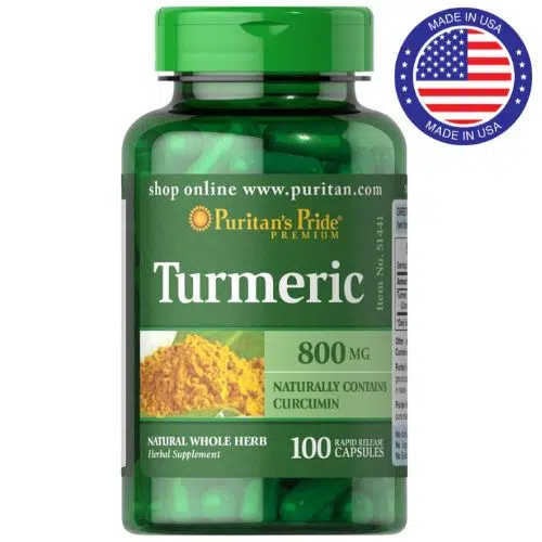 Puritans-Pride-Turmeric-Price-in-Bangladesh.jpg Puritan’s Pride Turmeric 800mg (100 Capsules) - Image 1