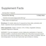 Puritan’s Pride Turmeric 800mg (100 Capsules) - Image 2