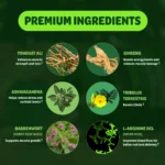 Sladak Naturals Premium Herbal Blend Testosterone Booster For Men (60 Capsule) - Image 5