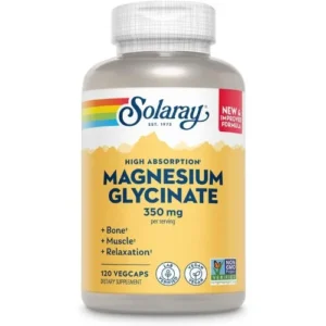 Solaray Magnesium Glycinate 350Mg (120 Capsules)