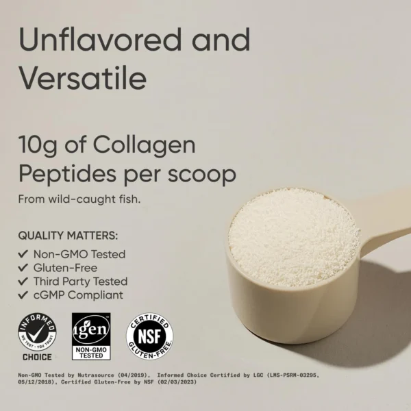 Sports Research, Marine Collagen, Unflavored, 12 oz (340 g) - Image 3