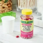 Spring Valley Hair Skin and Nails 5000 Mcg Biotin (120 Softgels) - Image 3