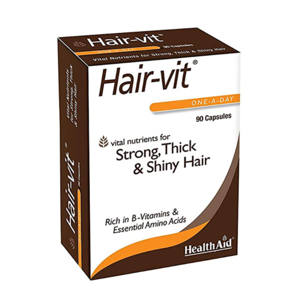 Vitabiotics Hairvit – Strong, Thick & Shiny Hair – 90 Capsules - Image 1