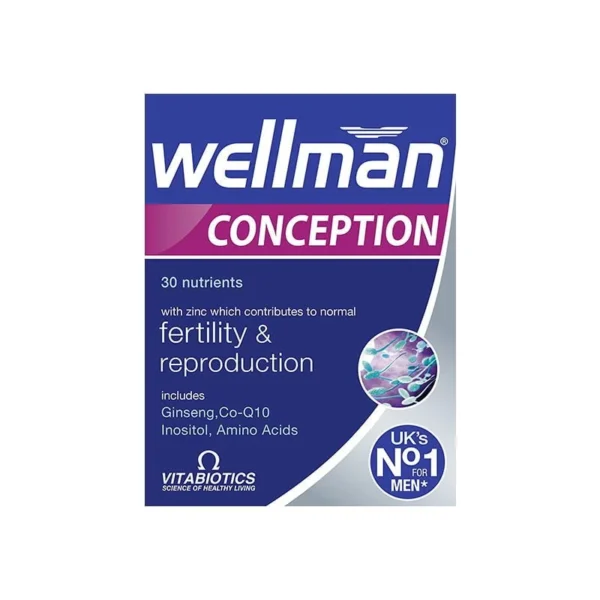 Vitabiotics Wellman Conception – 30 Tablets - Image 1