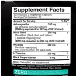 X Gold Health Ashwagandha & Maca Root Black Extract plus, Rhodiola Rosea & L-Theanine (120 Capsules) - Image 3