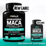 X Gold Health Ashwagandha & Maca Root Black Extract plus, Rhodiola Rosea & L-Theanine (120 Capsules) - Image 3