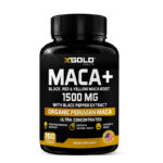X Gold Health Organic Maca Root Capsules Black Yellow Red Strongest 1500 mg 150 Capsules - Image 2