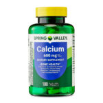 Spring – Valley Calcium 600mg Natural Bone Health Calcium – 100 Tablets
