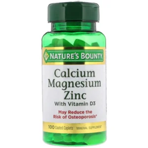 Nature’s Bounty, Calcium Magnesium Zinc with Vitamin D3, 100 Tablets
