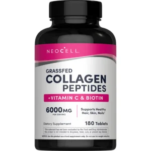 Neocell Grassfed Collagen Peptides + C & Biotin 180 Caplets