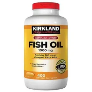 Kirkland Signature, Fish Oil 1,000mg, Omega-3 (400 Capsules)