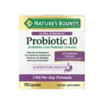 Nature’s Bounty Ultra Strength Probiotic 20 Billion-70 Capsules