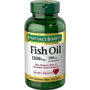 Nature’s Bounty, Fish Oil, 1,200 mg, (200 Softgels)