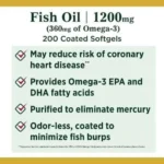 Nature’s Bounty, Fish Oil 1200 mg (120 Capsule) - Image 3
