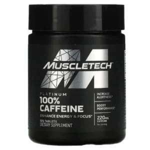 Muscletech, Platinum Caffeine, 220 mg, (125 Tablets)
